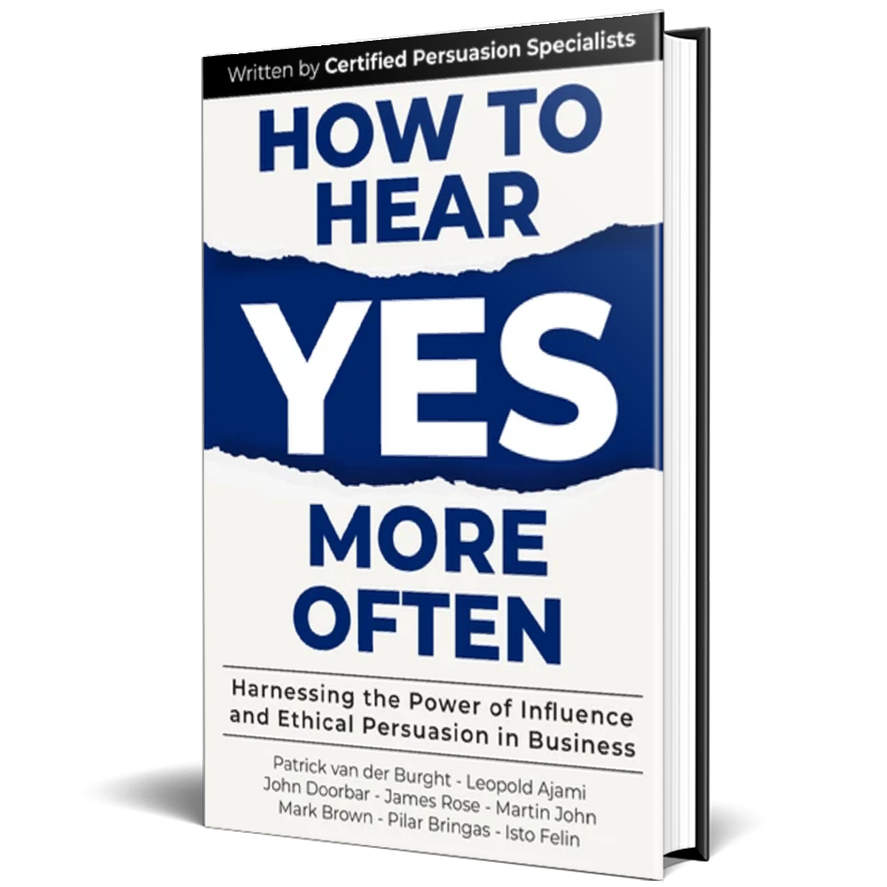 The book 'How to hear YES more often' was written by Cialdini Certified Coaches